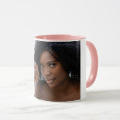 Mug Nom photo personnalisé mignon (Devant droit)