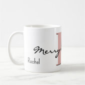 Mug Nom, pierre de naissance Diamant d'Avril | Joyeux (Gauche)