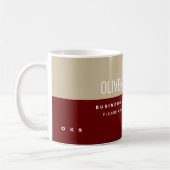 Mug Nom professionnel Dark Red Brownish (Gauche)