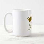 Mug Nom propre Créatif Tendance Couleur Or Script (Gauche)