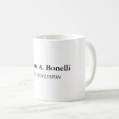 Mug Nom propre Unique Élégant Plain Simple Spécial (Devant droit)
