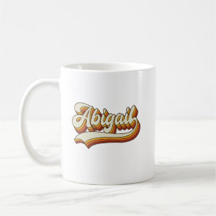 Mug Nom rétro Abigail Design vintage des années 70