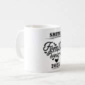 Mug [Nom] Réunion de famille - [Année] (Devant gauche)