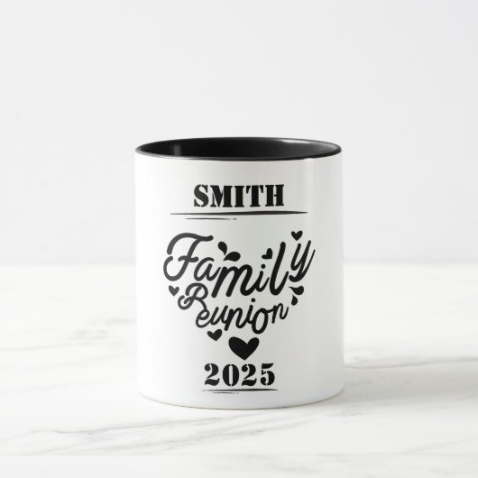 Mug [Nom] Réunion de famille - [Année] (Centre)