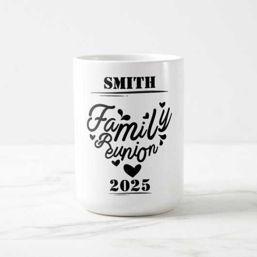 Mug [Nom] Réunion de famille - [Année] (Centre)
