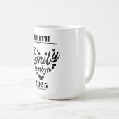 Mug [Nom] Réunion de famille - [Année] (Devant droit)