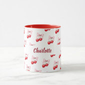 Mug Nom rose arc cerise (Centre)