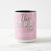 Mug Nom Script Vintage Rayure Rose (Centre)