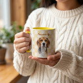 Mug Nom simple et moderne de l'animal et photo
