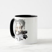 Mug Nom simple moderne de compagnie (Devant gauche)