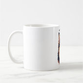Mug Nom simple moderne de l'animal & Conception person (Gauche)