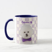 Mug Nom simple moderne de l'animal et photo (Gauche)
