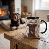 Mug Nom simple moderne de l'animal et photo