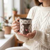 Mug Nom simple moderne de l'animal et photo