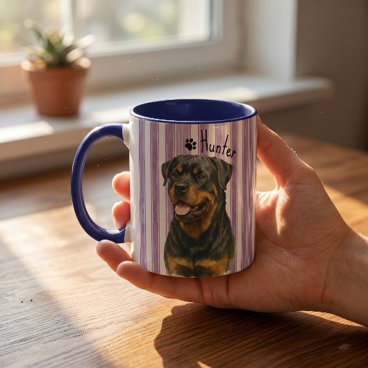 Mug Nom simple moderne de l'animal et photo