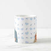 Mug Nom simple moderne et photo de l'animal de compagn (Centre)