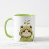 Mug Nom simple moderne et photo de l'animal de compagn (Gauche)