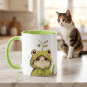 Mug Nom simple moderne et photo de l'animal de compagn