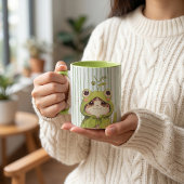 Mug Nom simple moderne et photo de l'animal de compagn