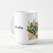 Mug Nom sur Aquarelle Vous Avez Ce 15oz Large (Devant gauche)