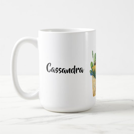 Mug Nom sur Aquarelle Vous Avez Ce 15oz Large (Gauche)