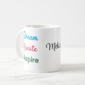 Mug Nom sur Dream Create Inspire 11oz (Devant gauche)