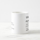 Mug Nom Tiffany, Nom modifiable, Nom personnalisé (Centre)