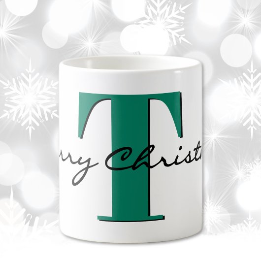 Mug Nom, vert émeraude de mai | Joyeux Noël