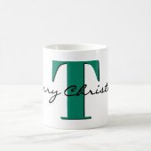 Mug Nom, vert émeraude de mai | Joyeux Noël (Centre)