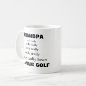 Mug Nom vraiment aime (ou aime) Sujet (Devant gauche)