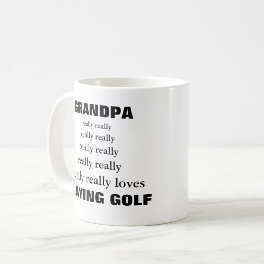 Mug Nom vraiment aime (ou aime) Sujet (Devant gauche)