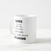 Mug Nom vraiment aime vraiment Objet KAYAKING (Devant gauche)