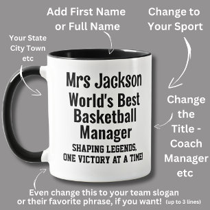 Mug Nom, Worlds Best Basketball Team Manager