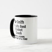 Mug Nom, Worlds Best Cricket Coach (Devant gauche)