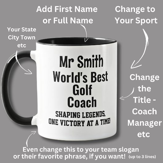Mug Nom, Worlds Best Golf Coach