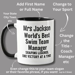 Mug Nom, Worlds Best Swim Team Manager