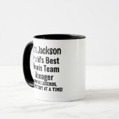 Mug Nom, Worlds Best Tennis Team Manager (Devant gauche)