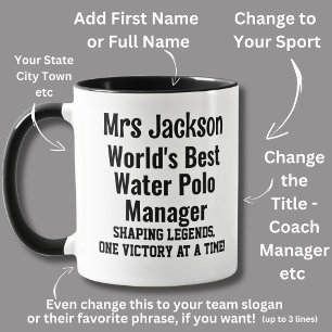 Mug Nom, Worlds Best Water Polo Team Manager