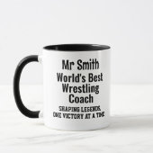 Mug Nom, Worlds Best Wrestling Coach (Gauche)