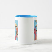 Mug Nombre de Flamants roses (Centre)