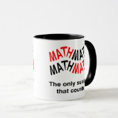 Mug Nombre de maths Wavy (Devant droit)