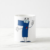 Mug Nombre heureux 7 (Centre)