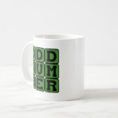 Mug Nombre impair, terme mathématique (Devant gauche)