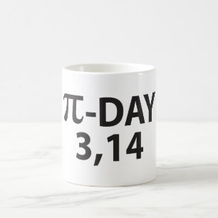 Mug Nombre Pi comme jour de pi