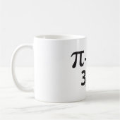 Mug Nombre Pi comme jour de pi (Gauche)
