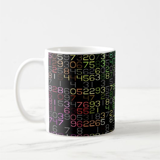 Mug nombres colorés (Gauche)