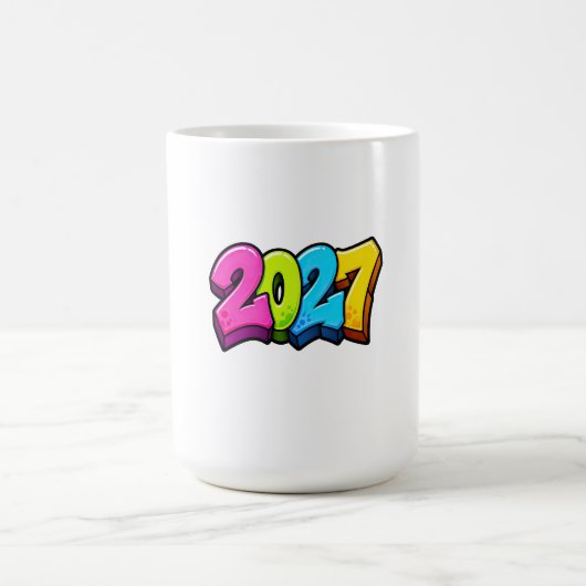 Mug Nombres colorés 2027 (Centre)