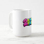 Mug Nombres colorés 2027 (Devant gauche)