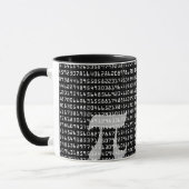 Mug Nombreux chiffres de Pi Mathematical Constante (Gauche)