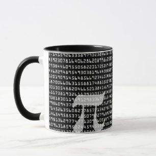 Mug Nombreux chiffres de Pi Mathematical Constante